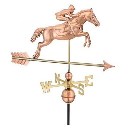 Large jumping horse copper - large,
