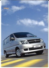 Toyota Hiace 2011 UK Market
