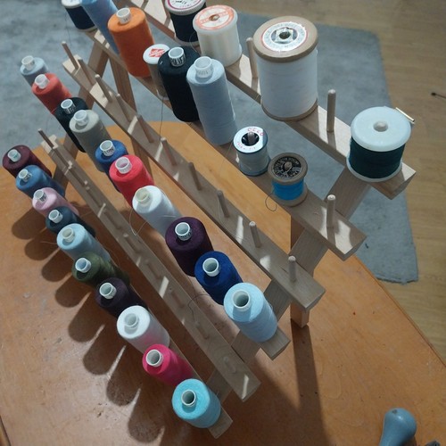 Wooden cotton thread spool - 60,