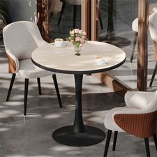 Kitchen Dining Table Tulip Round Modern Sintered Stone Marble Room Office Tables