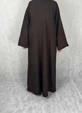 Brown  Textured Abaya Size 54