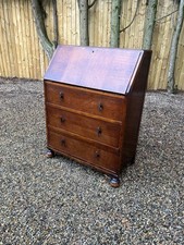 Vintage oak art deco 3 drawer