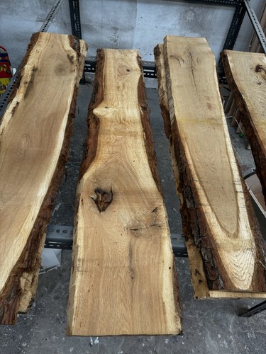 Live edge timber - edge, oak