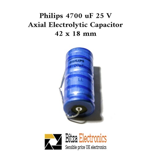 Philips 4700uf 25v axial - 4700uf,