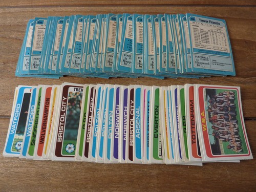 Topps blue back football cards - football,