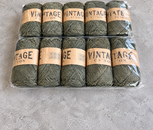 Olive green vintage - olive, cotton