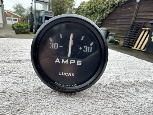 Lucas amps gauge ammeter mga - lucas,