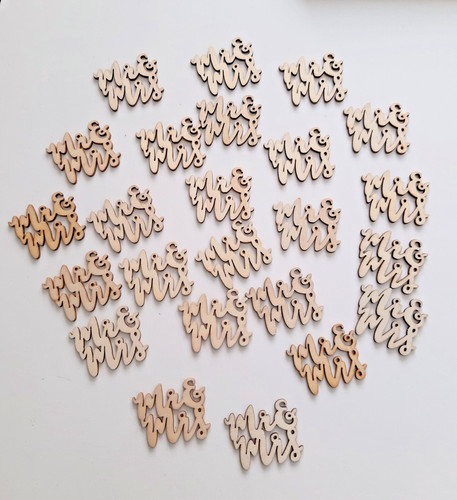 25pcs mrs wooden table - 25pcs,