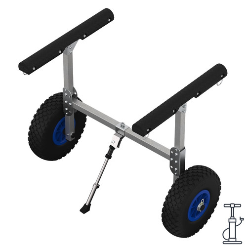 Canoe cart with - canoe,