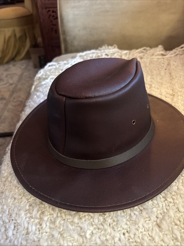 Leather brown henschel - leather, western