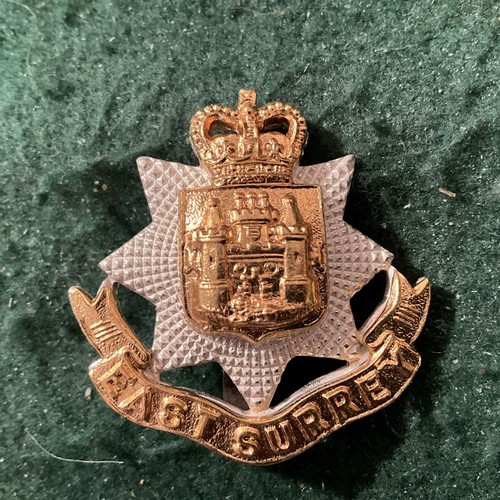 East surrey regiment cap badge - cap,