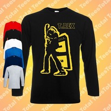 T Rex Marc Bolan Electric Warrior Long Sleeve T-Shirt Tee | Tyrannosaurus Rex