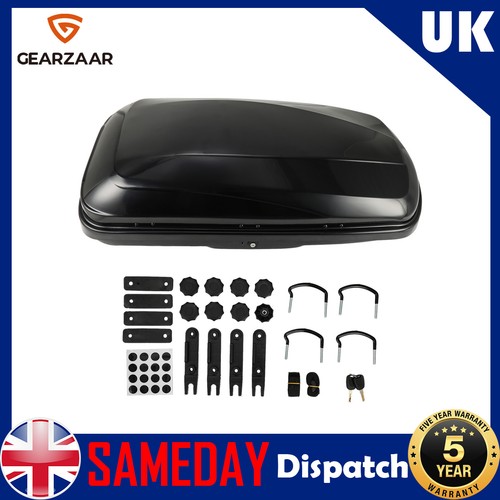 Car roof box gloss black - car,