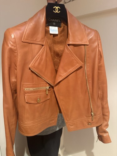 Chanel ladies leather jacket - chanel,