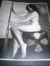 harrison marks model GLAMOUR GINA BAKER original vintage photograph  10 x 8'inch