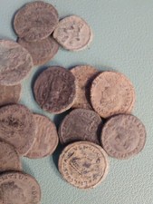 Uncleaned Roman Coin - High