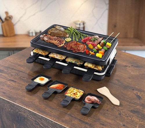 900w raclette grill - 900w, 2-tier