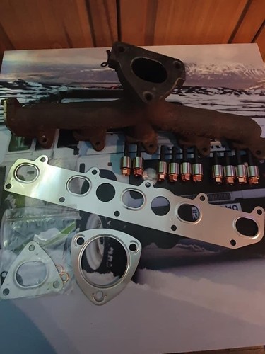 Td5 exhaust manifold - kit,
