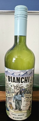 Bianchi 2022 malbec - malbec, empty