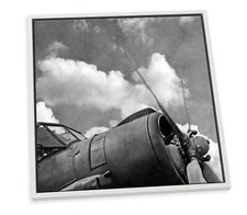 Vintage Airplane Propeller B&W