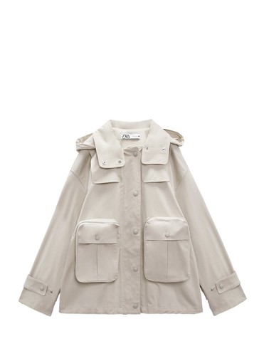Zara parka with big pockets - parka,