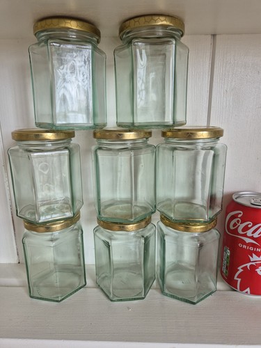 Hexagonal glass honey - 8,