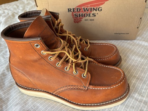 Red wing moc toe - toe, oro
