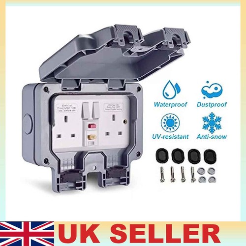 Gang 13a rcd ip66 - 2,