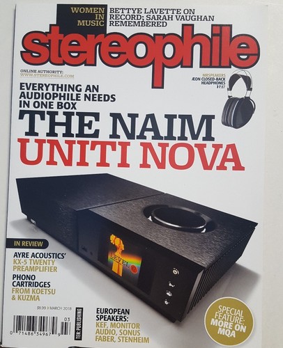 Stereophile march 2018 vol - march,