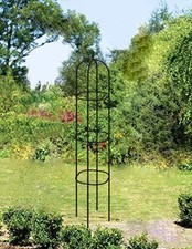NEW GARDEN ARCH OBELISK METAL TRELLIS CLIMBER PLANT SUPPORT CLIMBING ROSES WAY