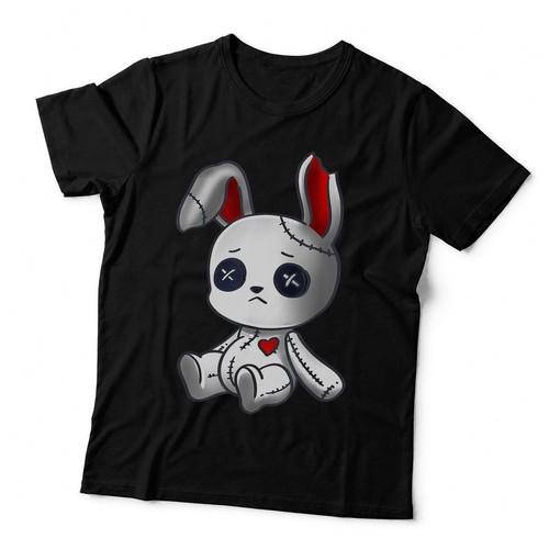 Goth bunny shirt cute - goth,