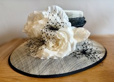 Cappelli Condici Monochrome Wedding/Races Hat One Size