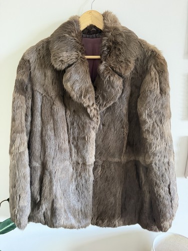 Genuine vintage real fur - real,