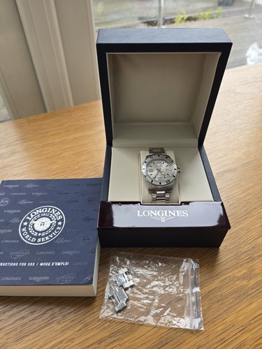 Longines hydroconquest silver - longines,