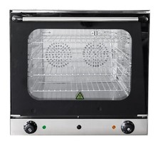 ELECTRIC COMMERCIAL CONVECTION OVEN  BAKING STAINLESS STEEL FAN WITH 4 SHELVES