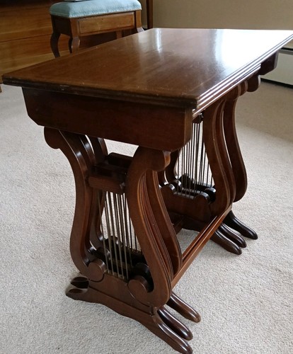 Vintage 1970s mahogany nest - 1970s,