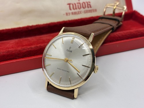 Vintage gold tudor mens - 9k,