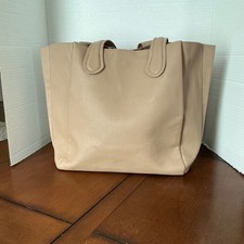Zara Women Tan Pebbled Faux