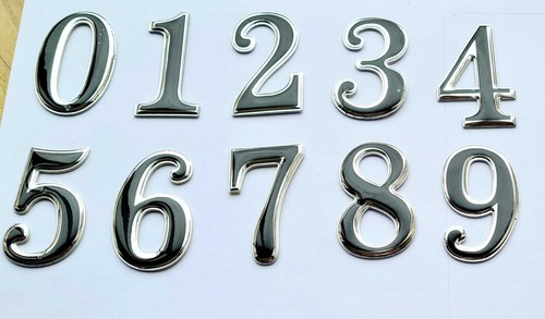 Self adhesive door numbers - adhesive,