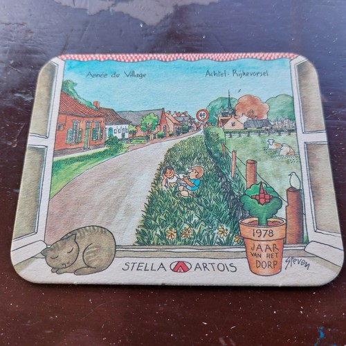 Stella artois beer - stella, mat.