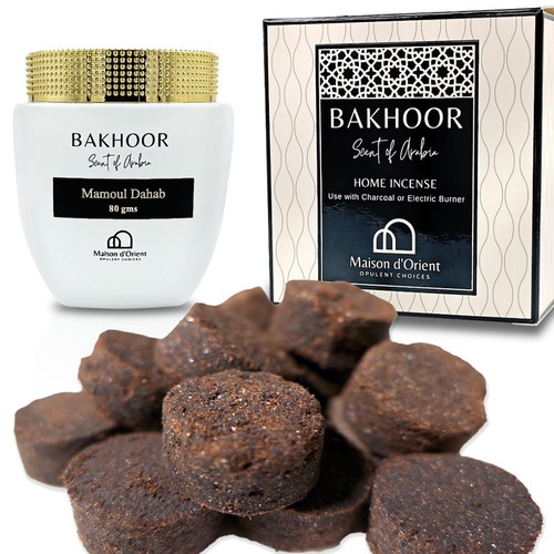 Dahab 80g oud incense pressed - oud,