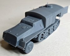 Test Print German SBS Heavy Operating Material Tractor 1:72 3D Print