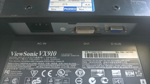 Viewsonic vx910 - viewsonic,