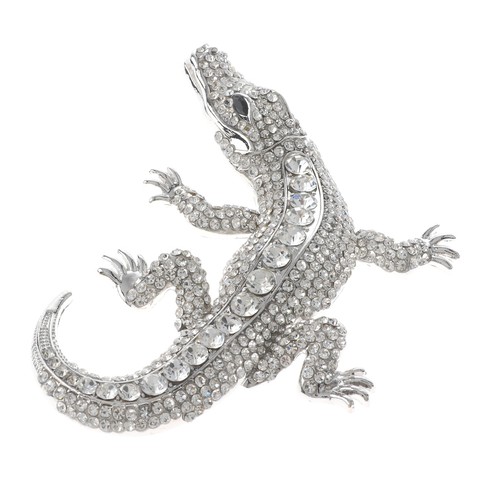 Silver tone alloy metal - silver, large