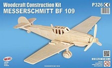 Messerschmitt BF109 Woodcraft Construction Kit- Airplane 3D Wooden Model Puzzle