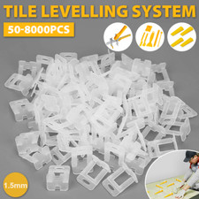 8000x 1.5mm Tile Leveling Spacer System Tool Clips Wedges Flooring Lippage Plier
