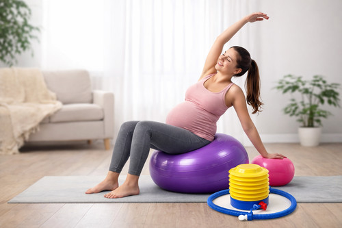 Yoga gym ball 65cm - 65cm, anti