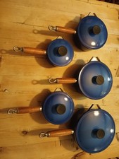 Le Creuset Cousances Cast Iron Saucepans Set of 5