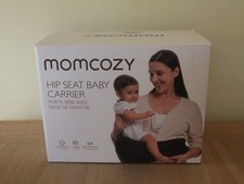 Momcozy Hip Seat Baby Carrier, Size 0-36 Months,  Up to 30kg, Medium, Black