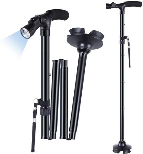 Foldable walking stick - walking, with